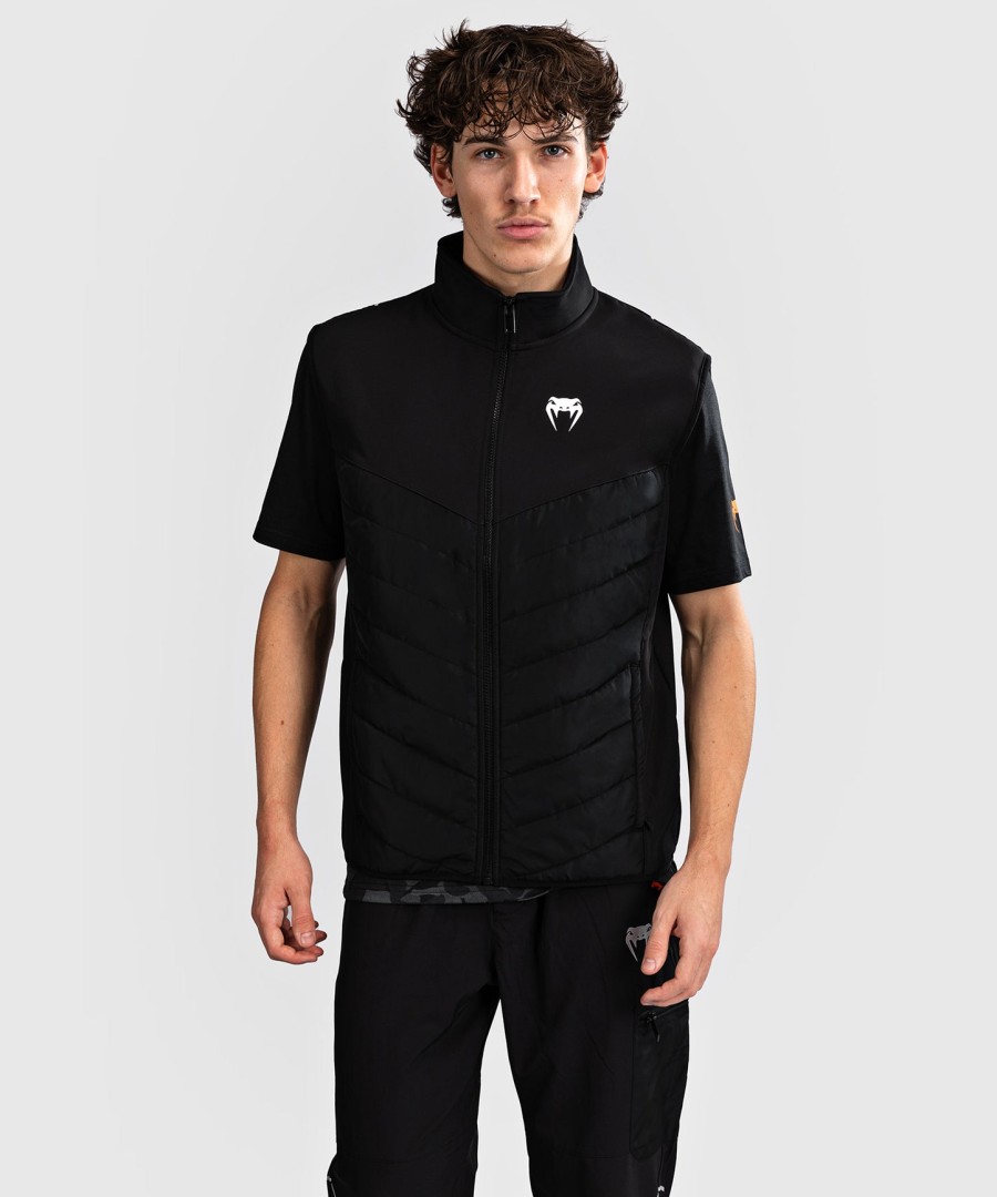 venum paddock softshell jakke korte ermer - svart