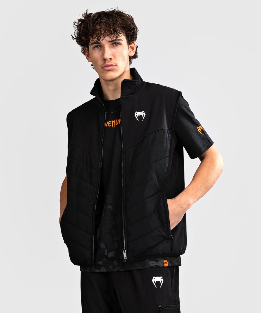 venum paddock softshell jakke korte ermer - svart