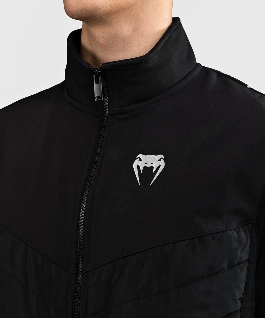venum paddock softshell jakke korte ermer - svart