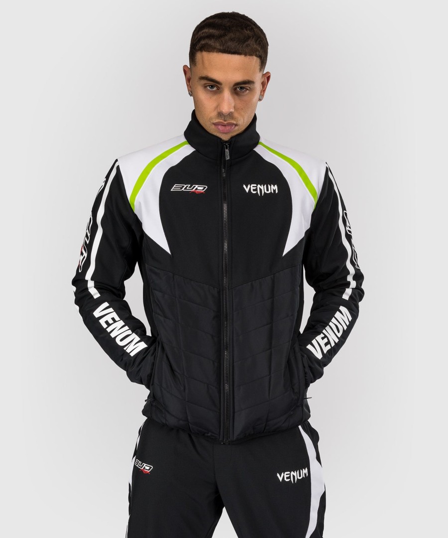 venum x bud racing herrejakke - svarthvitlimegrønn