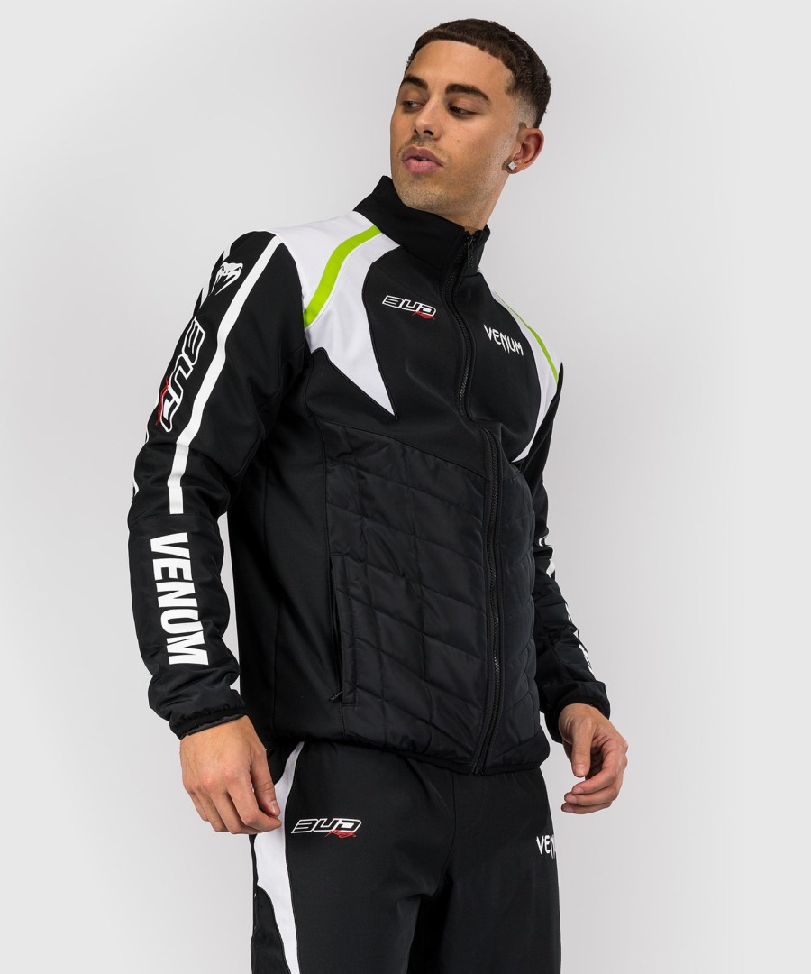 venum x bud racing herrejakke - svarthvitlimegrønn