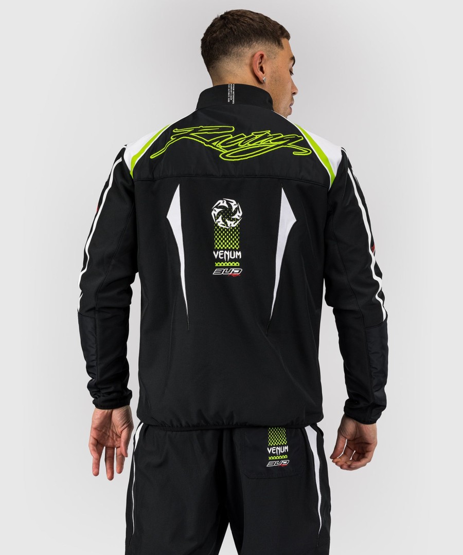 venum x bud racing herrejakke - svarthvitlimegrønn