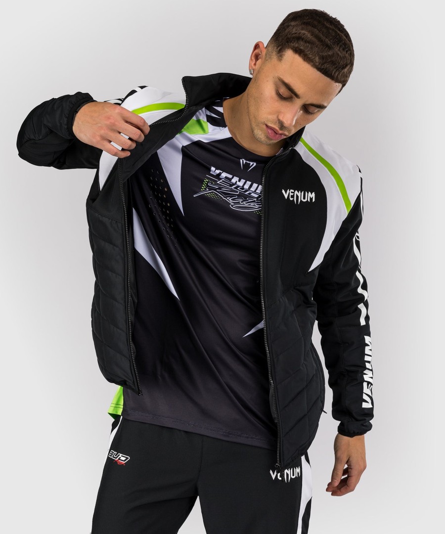 venum x bud racing herrejakke - svarthvitlimegrønn