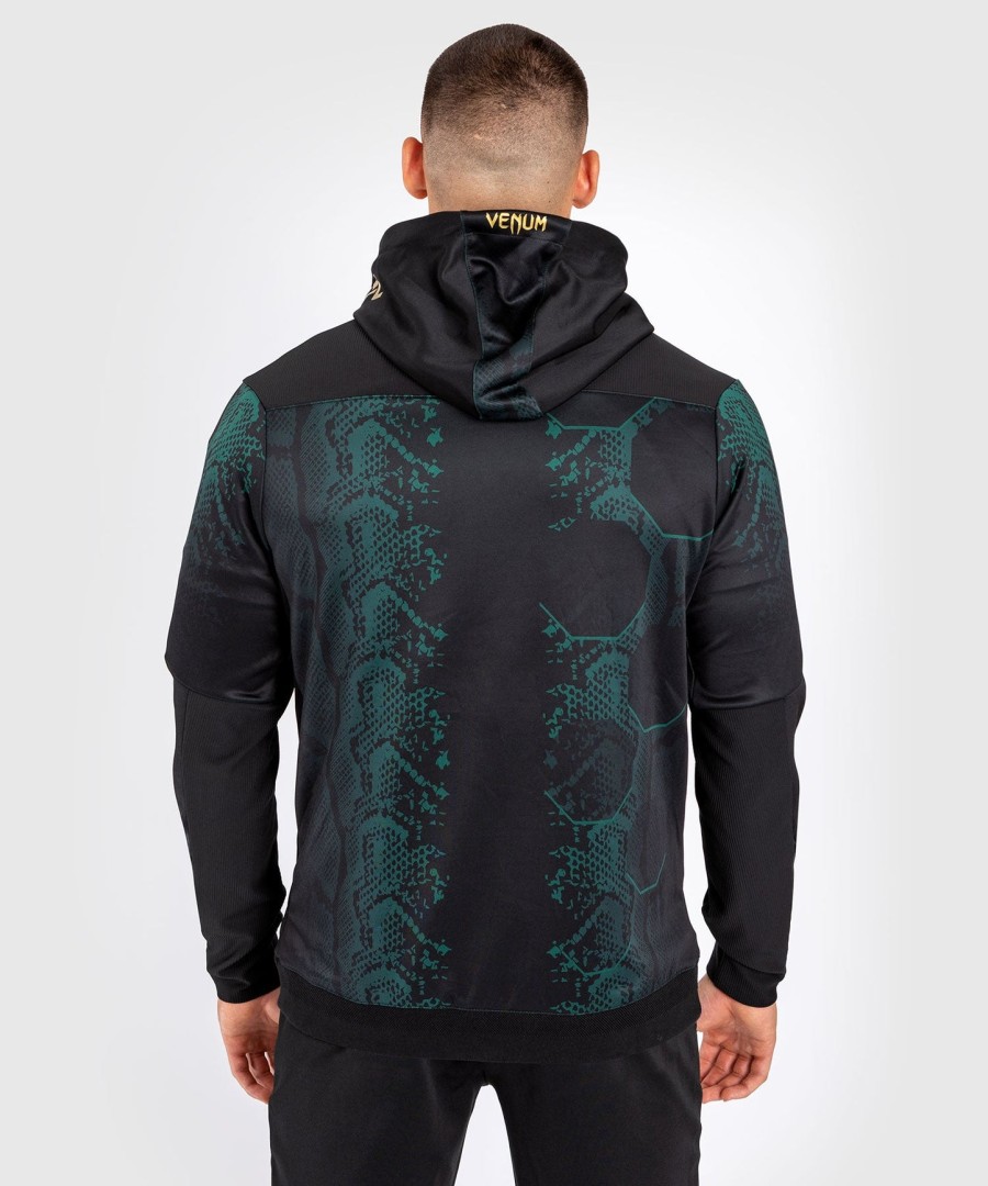 ufc adrenaline by venum authentic fight night menn walkout hettegenser - emerald edition - grønnsvartgull
