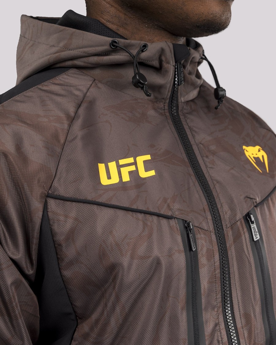 ufc fusion av venum fight week herre zip hettegenser - jordbrun