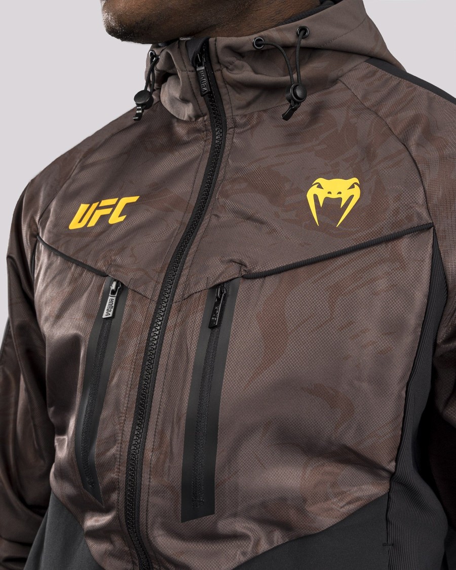 ufc fusion av venum fight week herre zip hettegenser - jordbrun
