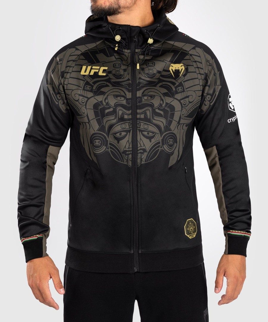 noche ufc av venum authentic fight night menns walkout hettegenser - svart