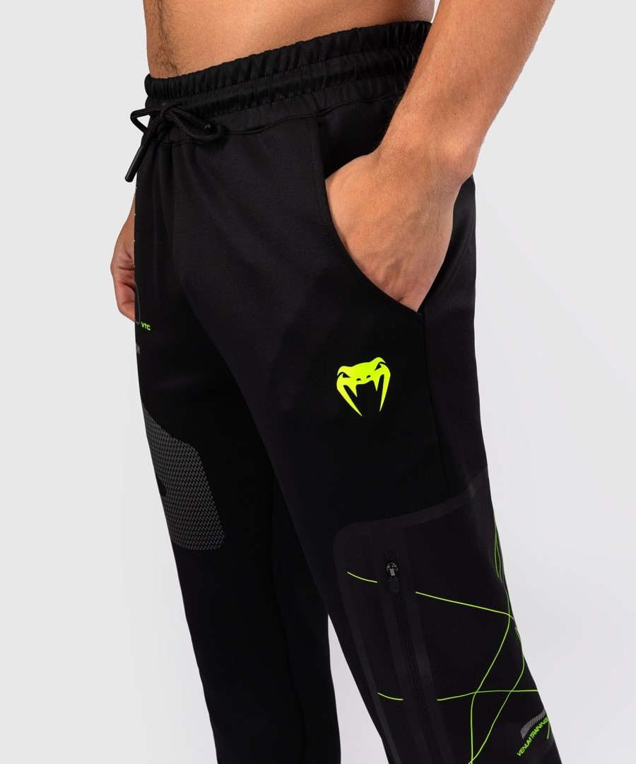venum training camp 4.0 joggebukse - svartneongrønn