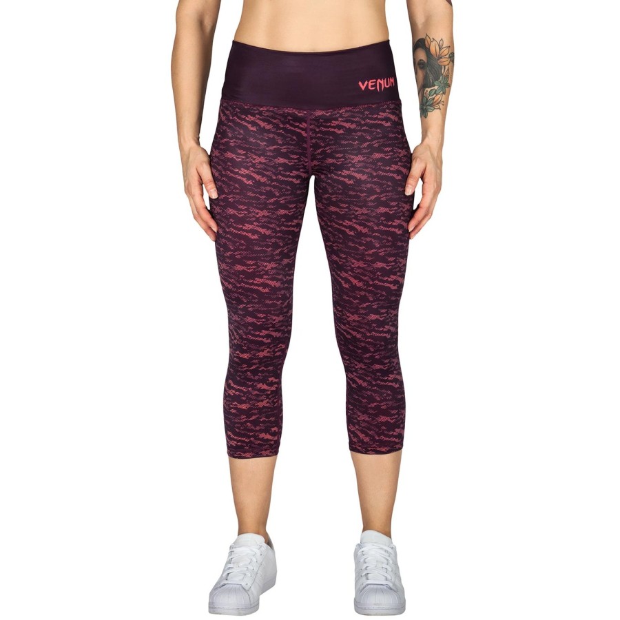 venum camoline cropped leggings - svartkorall