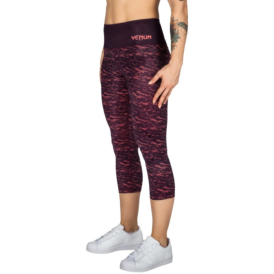 venum camoline cropped leggings - svartkorall