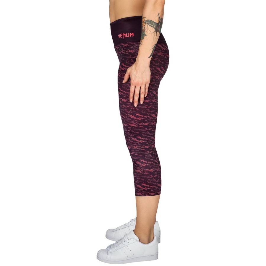 venum camoline cropped leggings - svartkorall