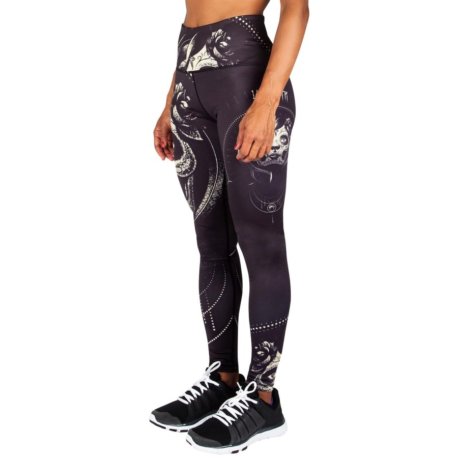 venum santa muerte leggings - svartgul