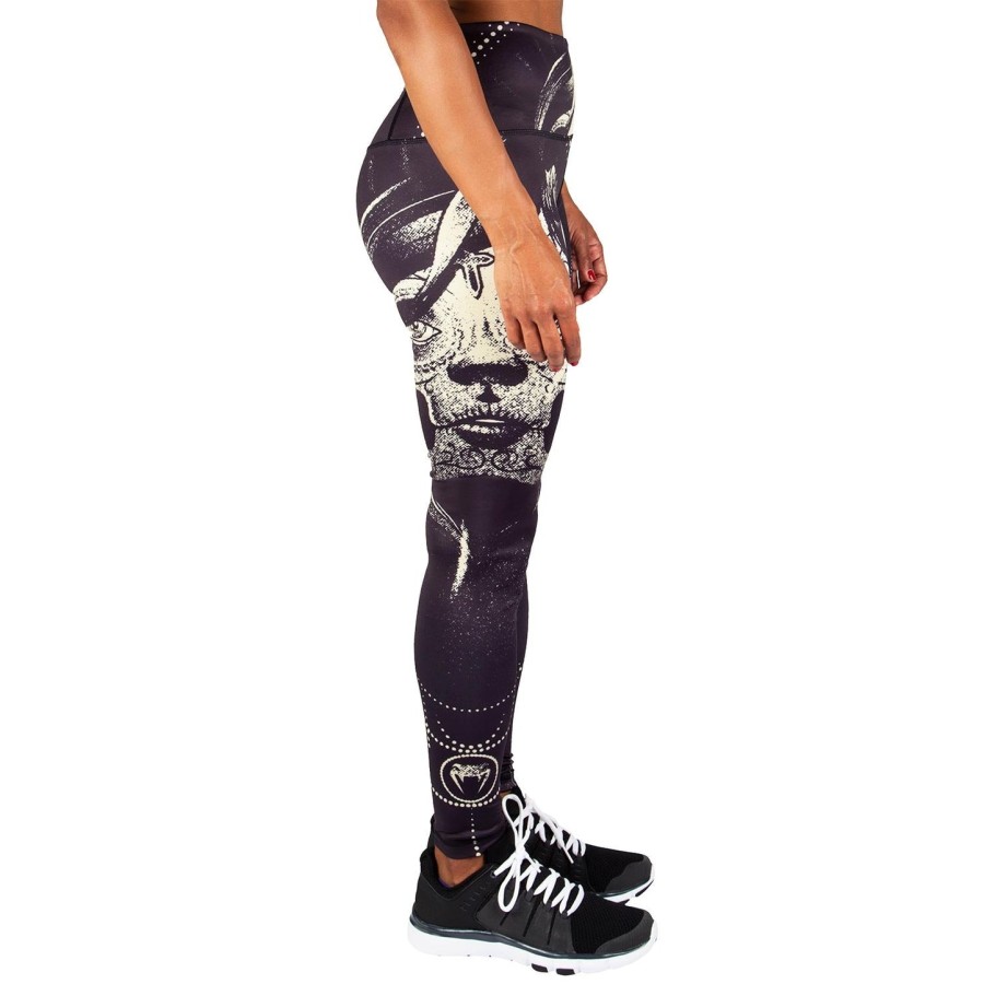 venum santa muerte leggings - svartgul