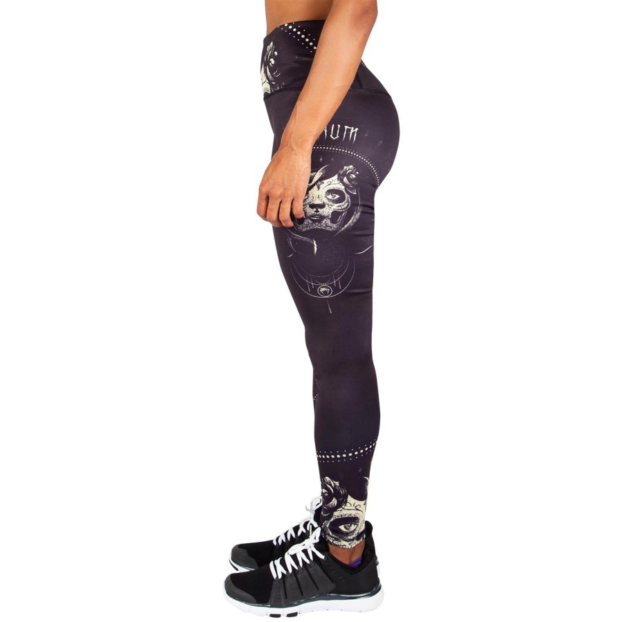 venum santa muerte leggings - svartgul
