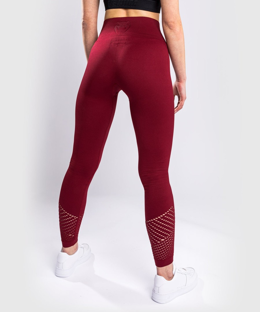 venum sparring sømløse leggings – for dame – burgunder