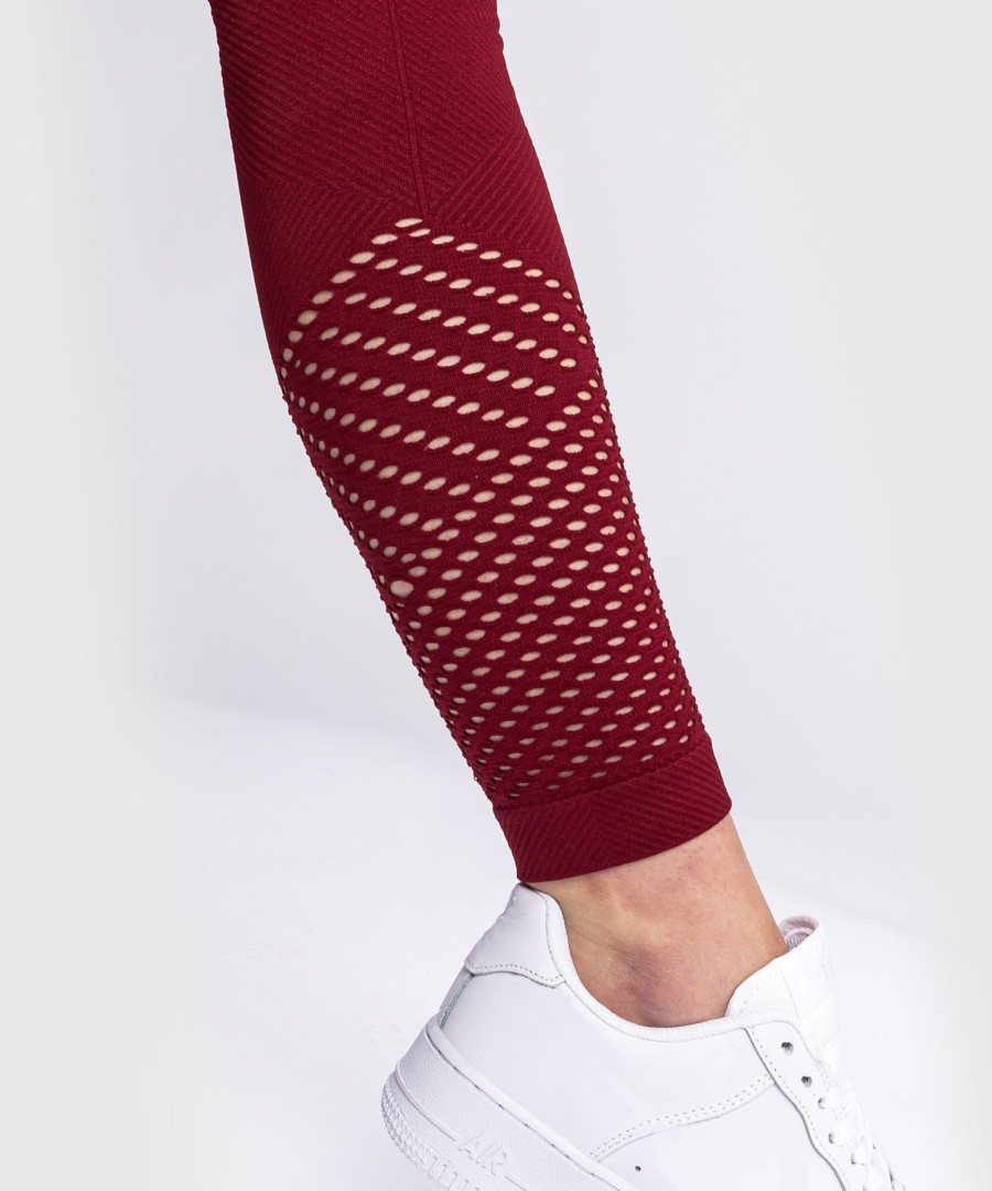 venum sparring sømløse leggings – for dame – burgunder