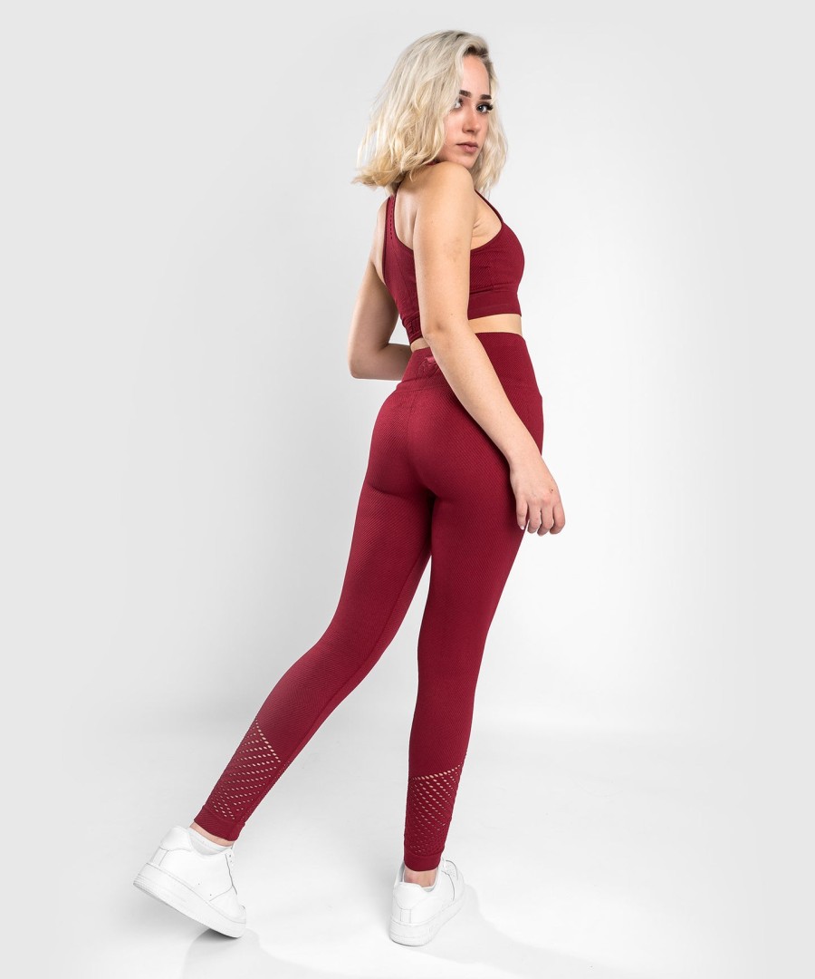 venum sparring seamless 78 leggings – for dame – burgunder