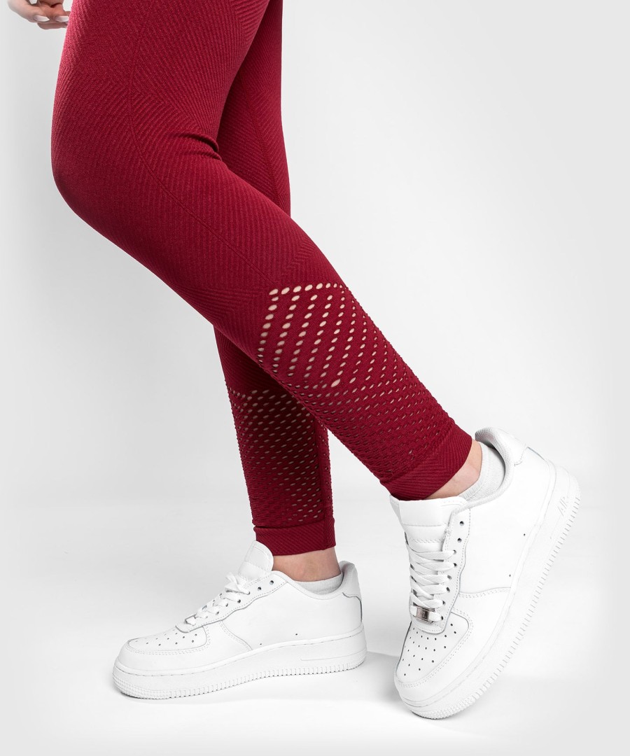 venum sparring seamless 78 leggings – for dame – burgunder