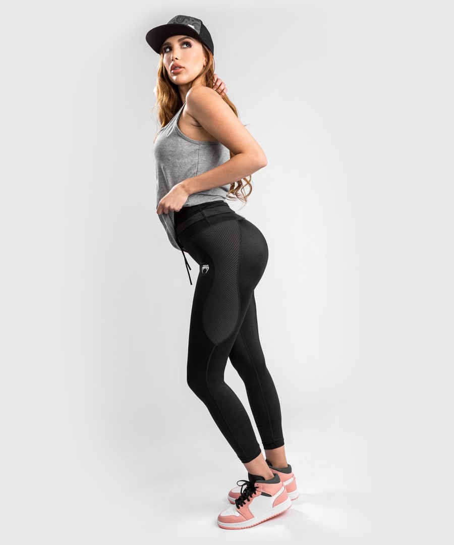venum glow leggings 78 – for kvinner – svart