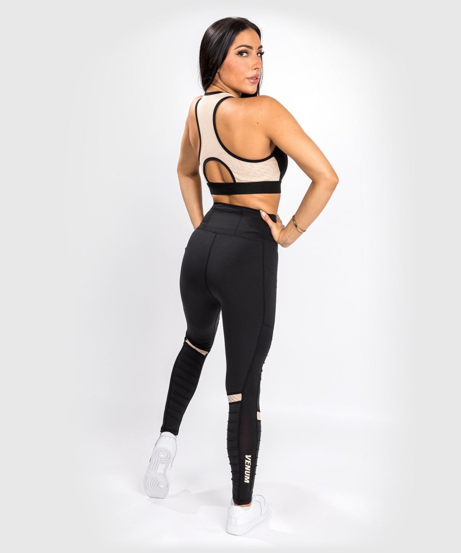 venum moto-leggings – for kvinner – svartsand