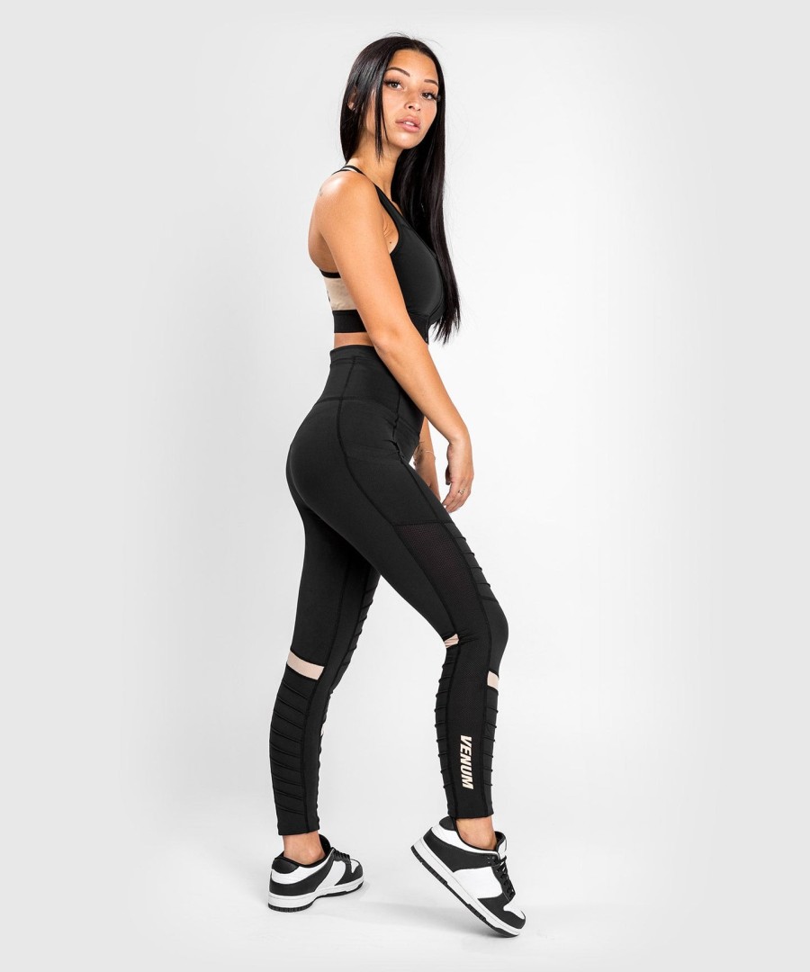 venum moto leggings 78 - for dame - svartsand