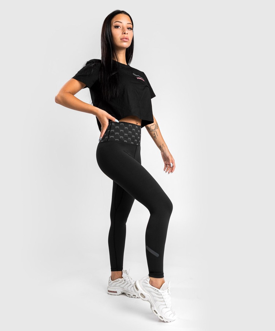 venum monogram 78 leggings - svartrosa gull