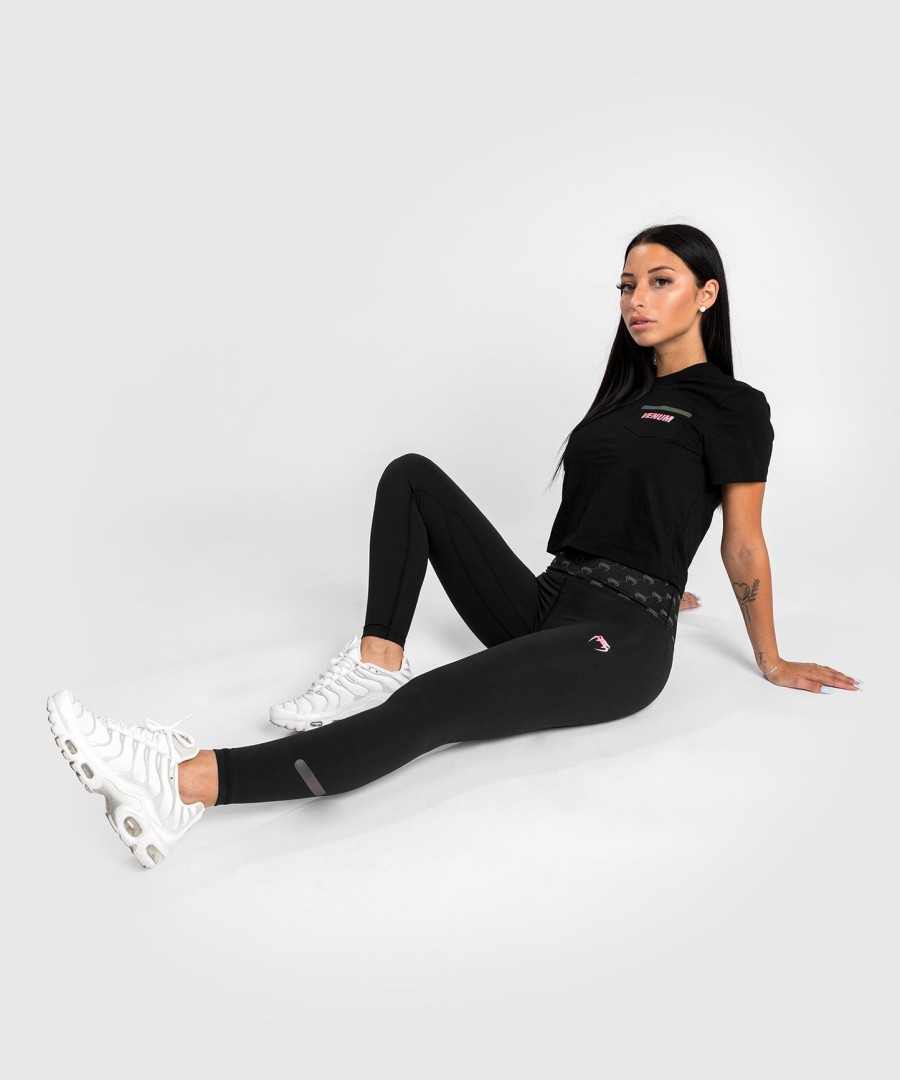 venum monogram 78 leggings - svartrosa gull