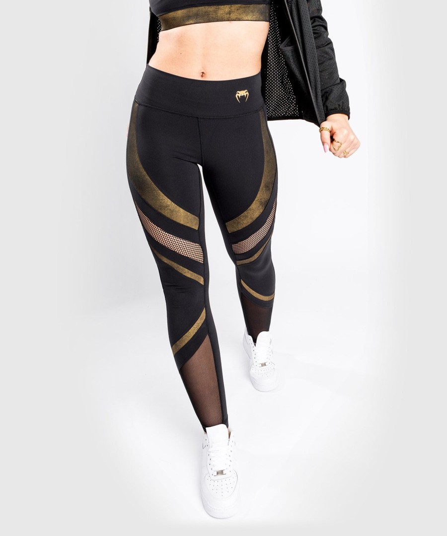venum lightning leggings – for dame – svartgull