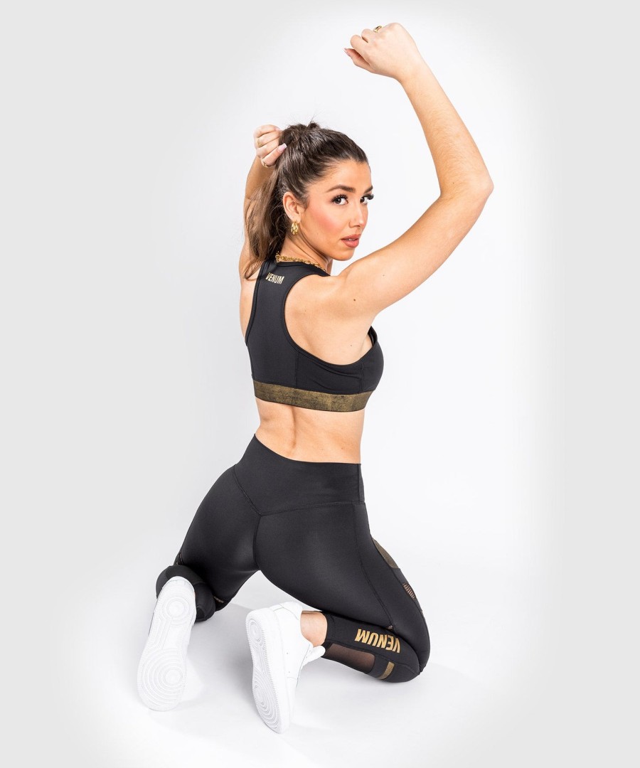 venum lightning leggings 78 – for dame – svartgull