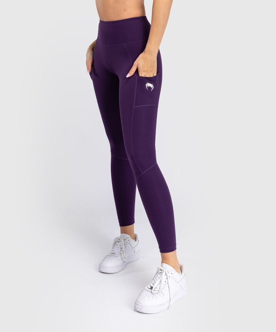 venum essential women performance leggings – dyp lilla