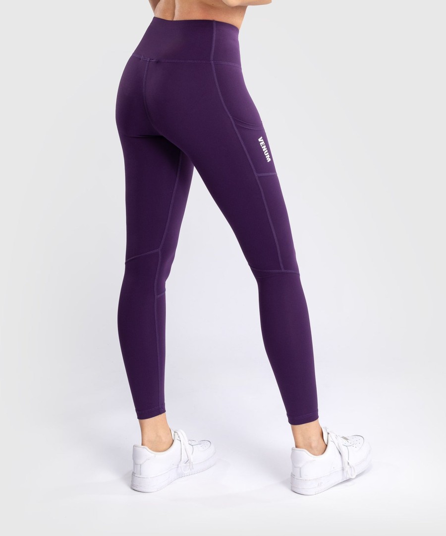 venum essential women performance leggings – dyp lilla