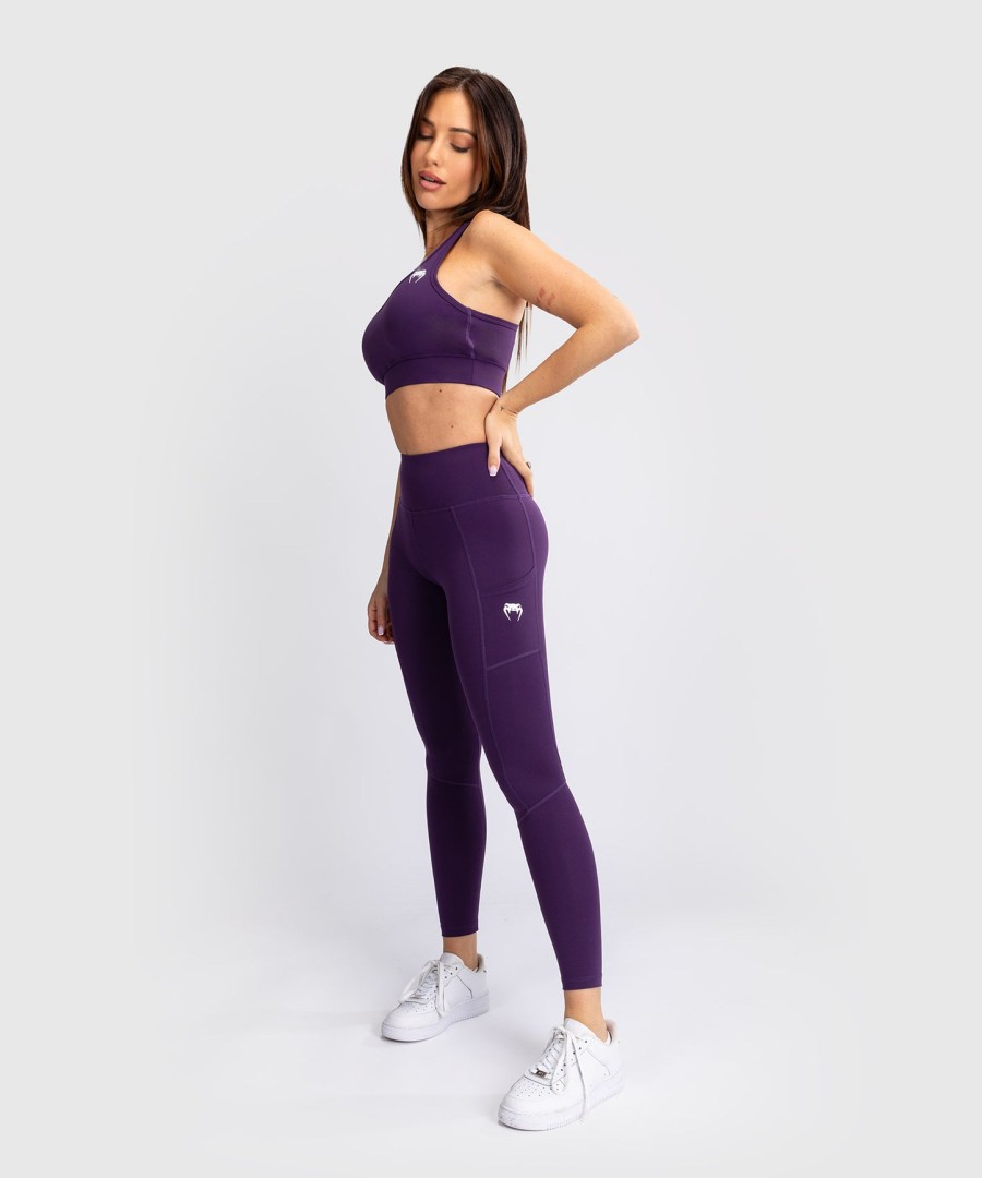 venum essential women performance leggings – dyp lilla