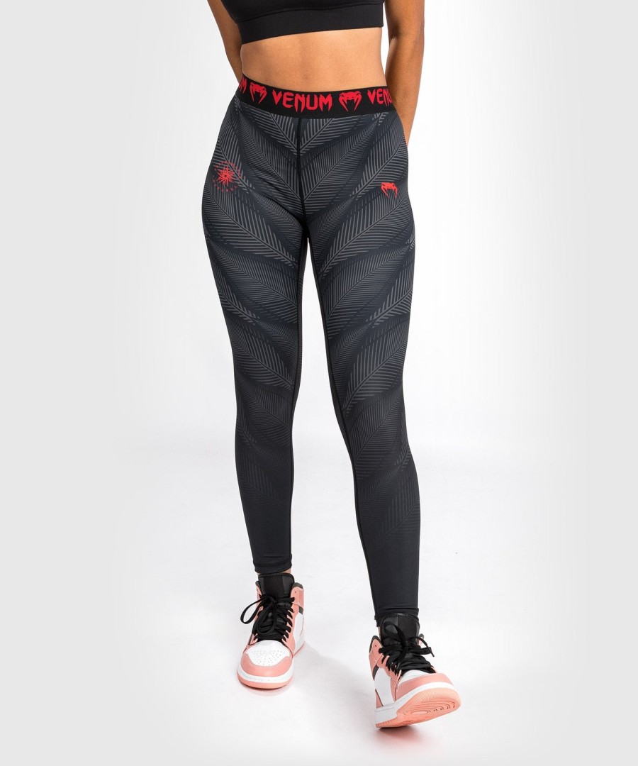 venum phantom-leggings - svartrød