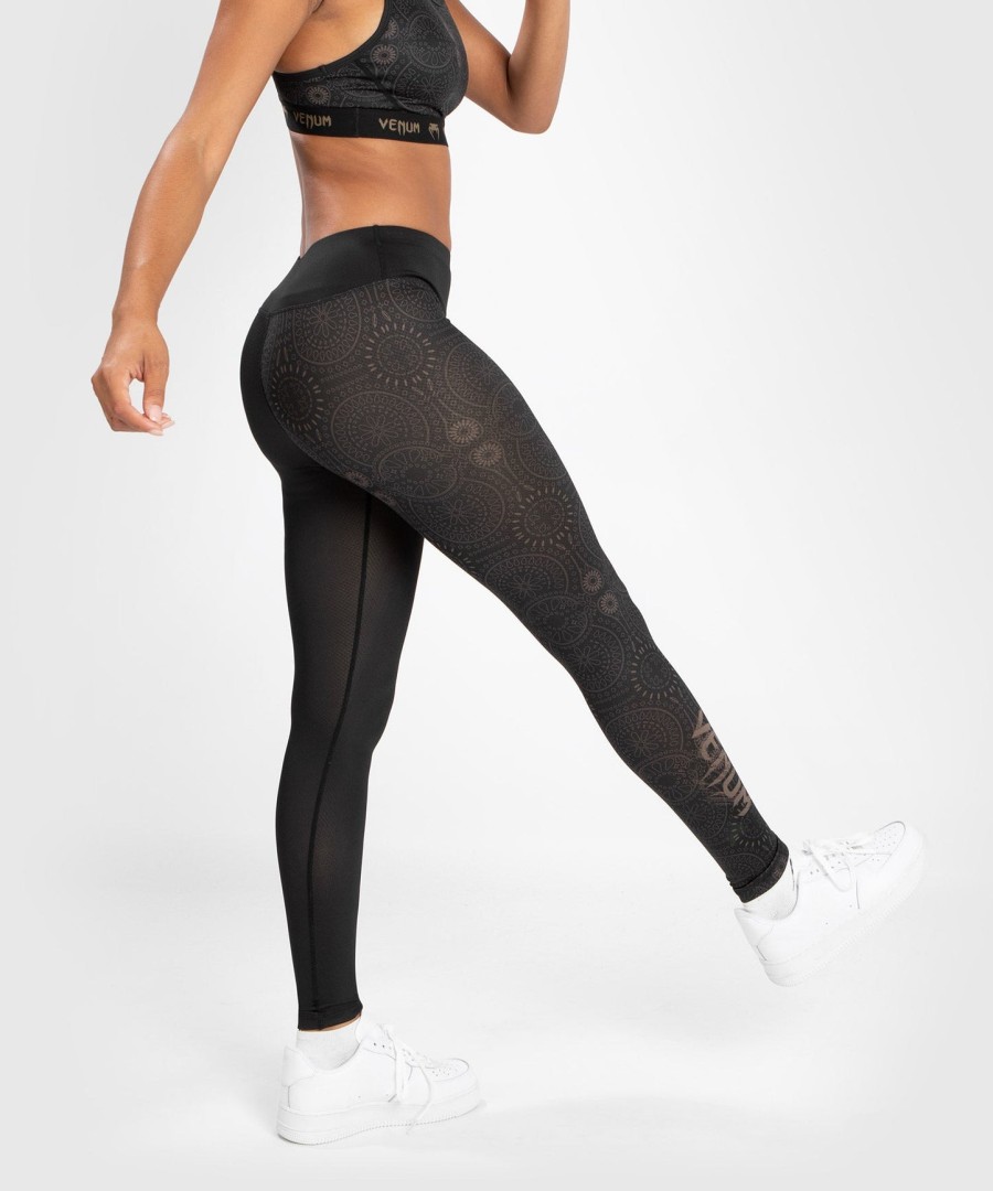 venum dame santa muerte dark side - leggings - svartbrun