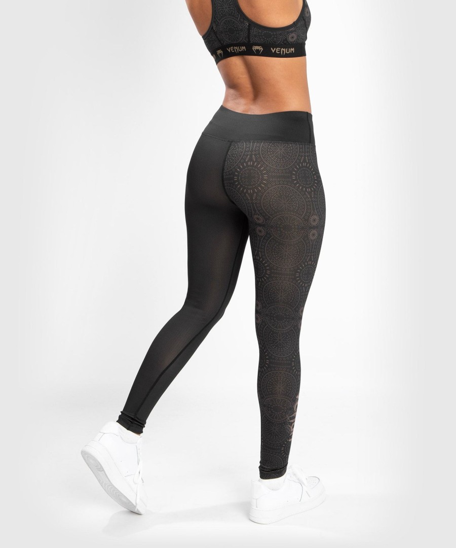 venum dame santa muerte dark side - leggings - svartbrun