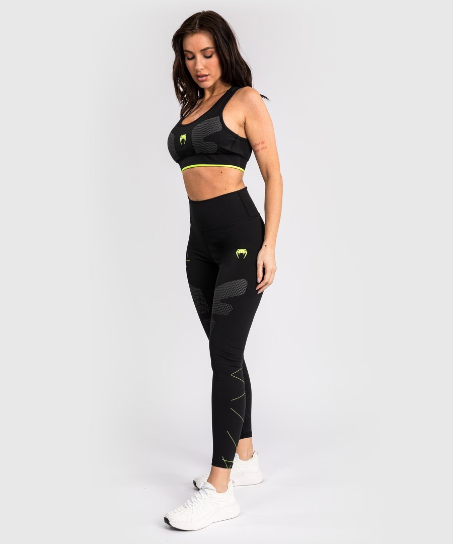 venum training camp 4.0 leggings - svartneongrønn