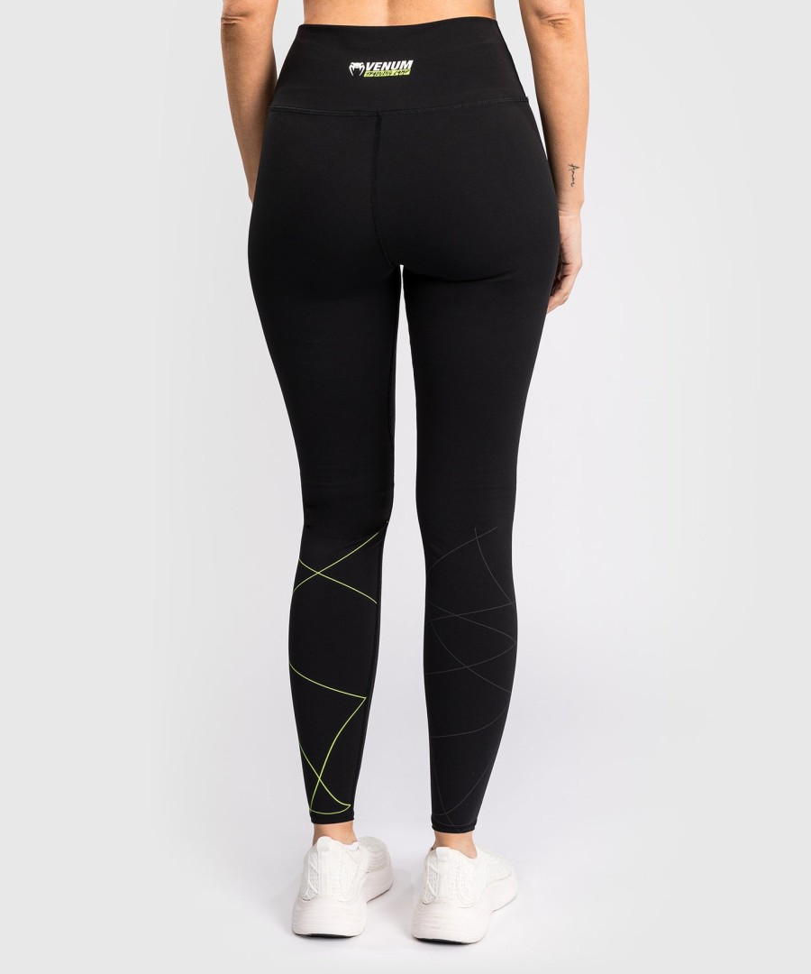 venum training camp 4.0 leggings - svartneongrønn