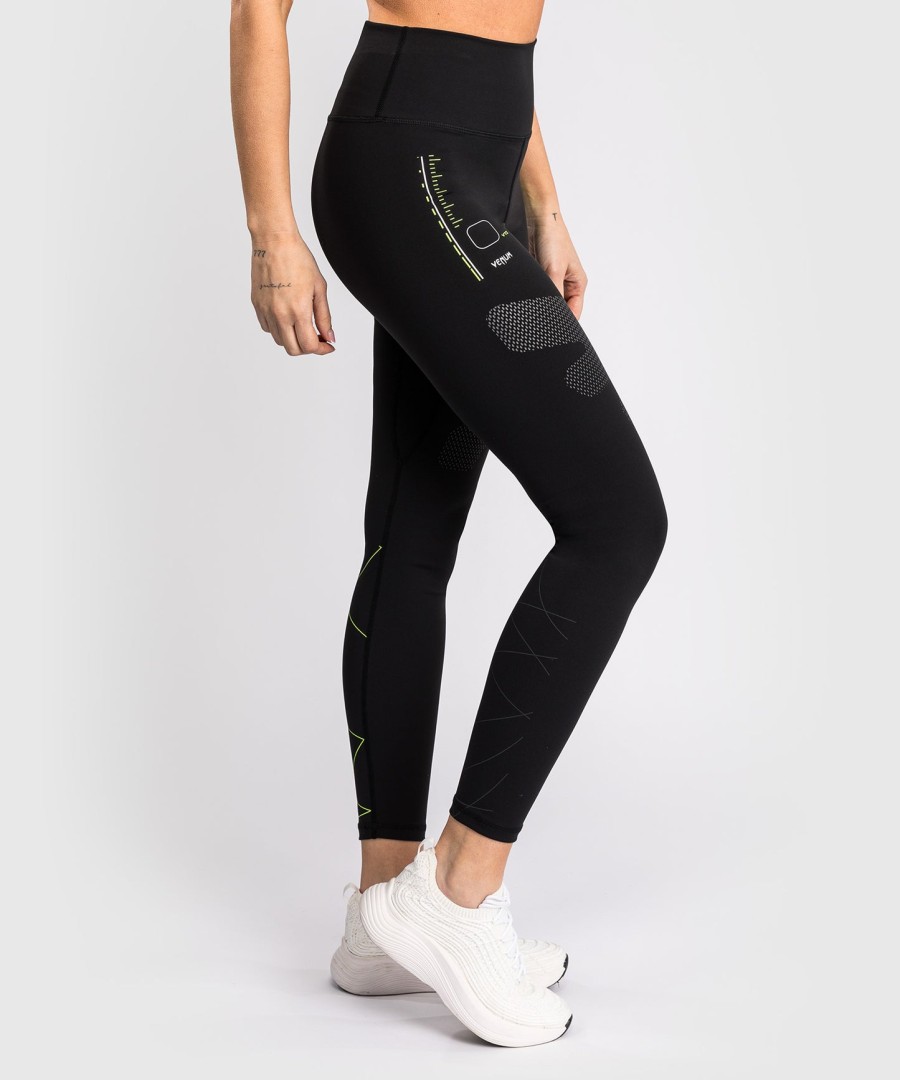 venum training camp 4.0 leggings - svartneongrønn