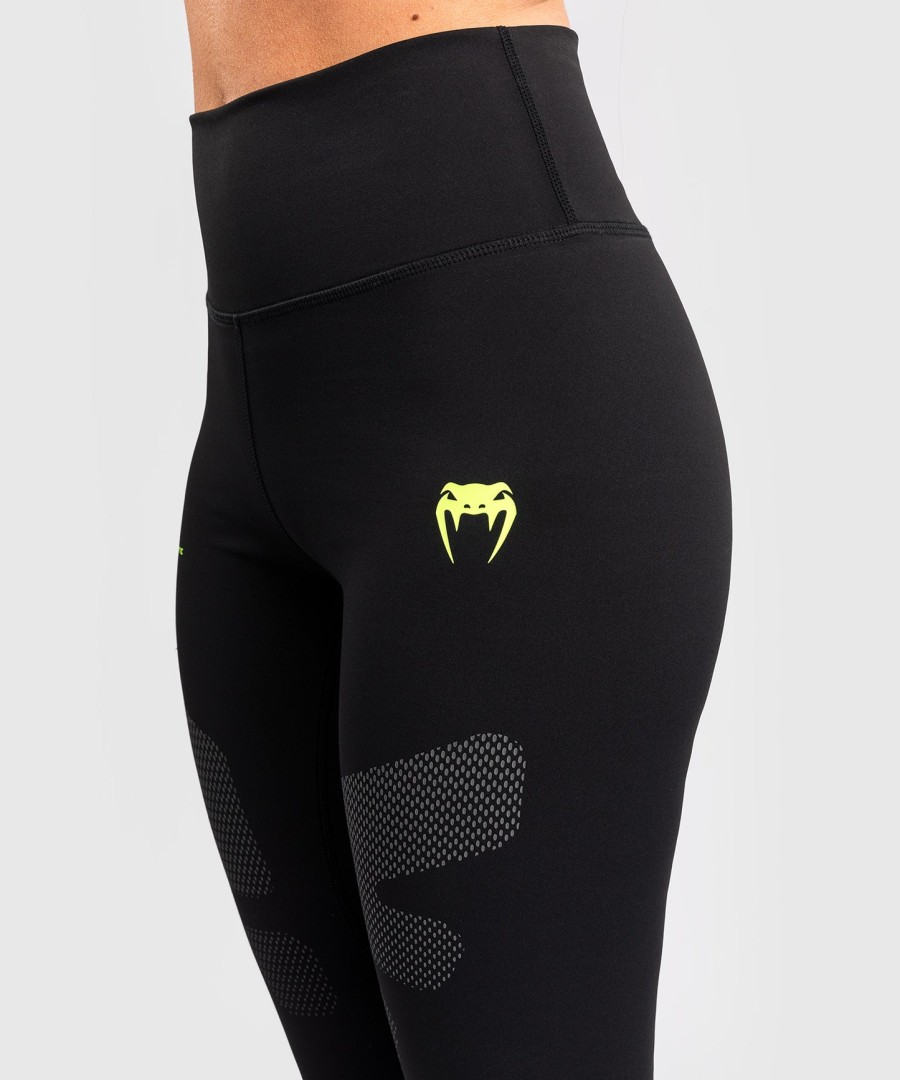 venum training camp 4.0 leggings - svartneongrønn