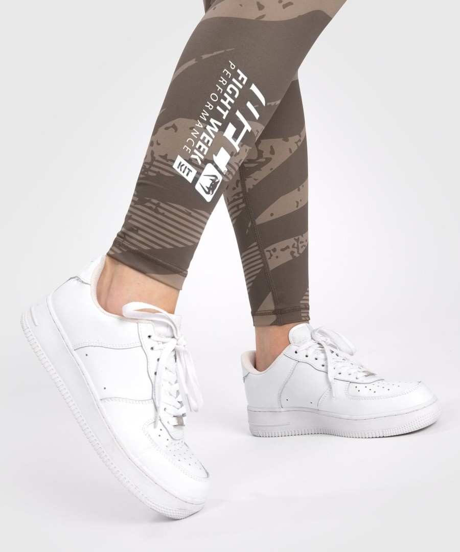ufc adrenaline av venum fight week dame performance tights - Ørkenkamuflasje