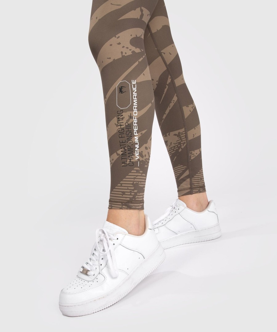ufc adrenaline av venum fight week dame performance tights - Ørkenkamuflasje
