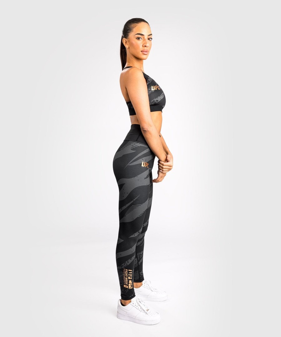 ufc adrenaline av venum fight week dame performance tights - urban camo