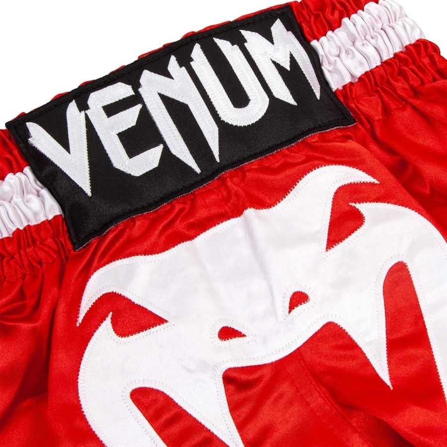 venum bangkok inferno muay thai shorts for barn - rødhvit