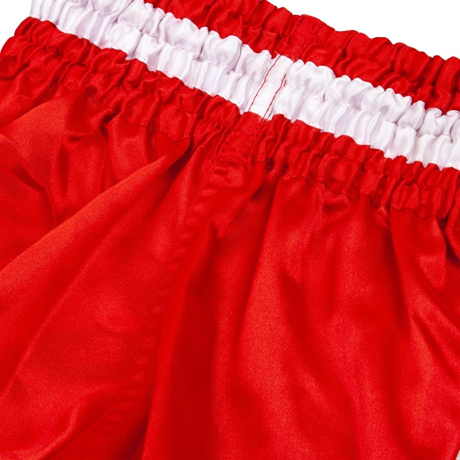 venum bangkok inferno muay thai shorts for barn - rødhvit