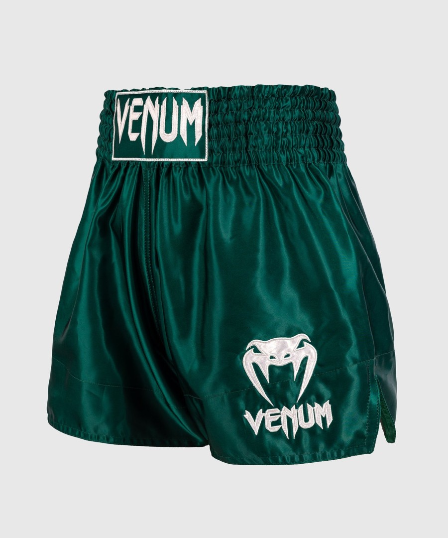 venum classic muay thai shorts - skoggrønn