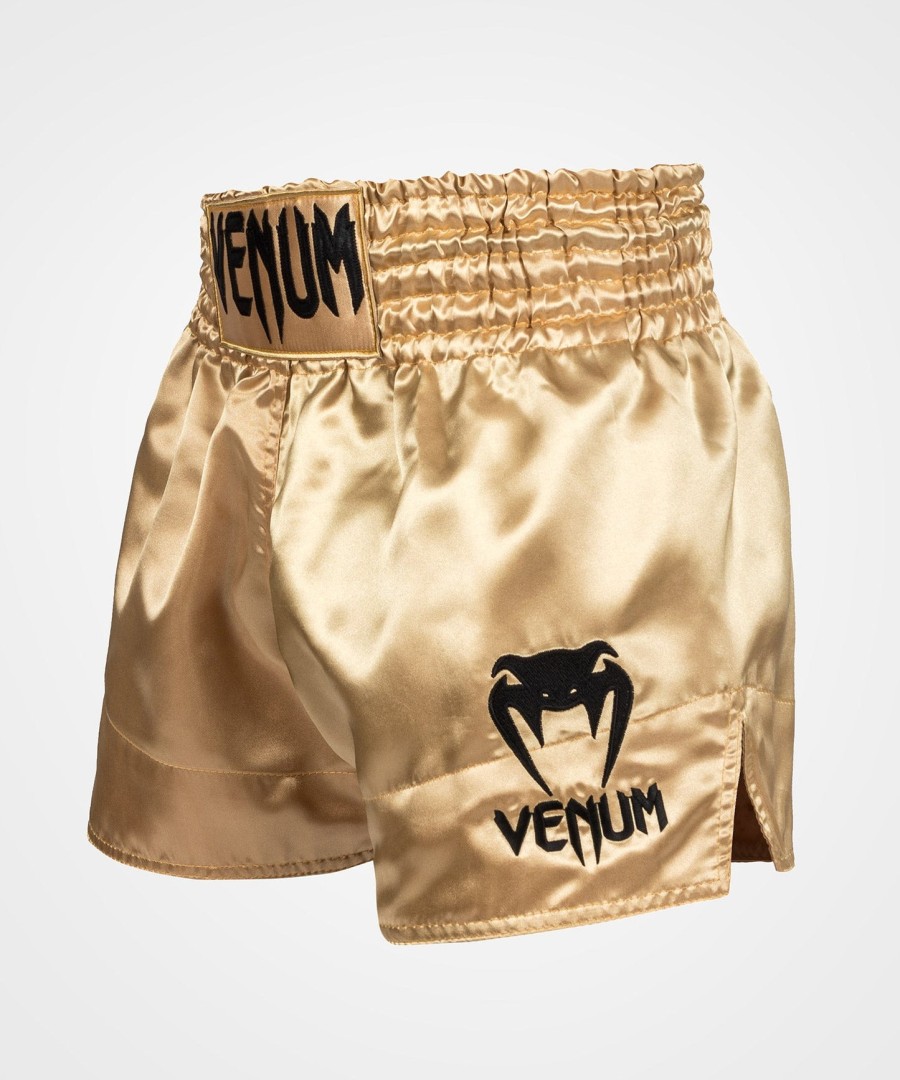 venum classic muay thai shorts - gullsvart