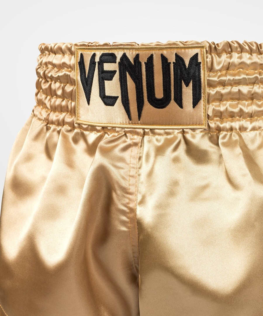 venum classic muay thai shorts - gullsvart