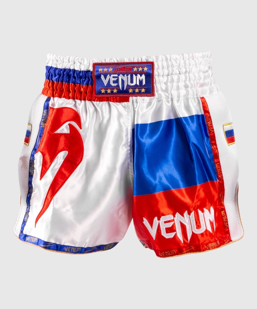 venum mt flags muay thai shorts - russisk flagg