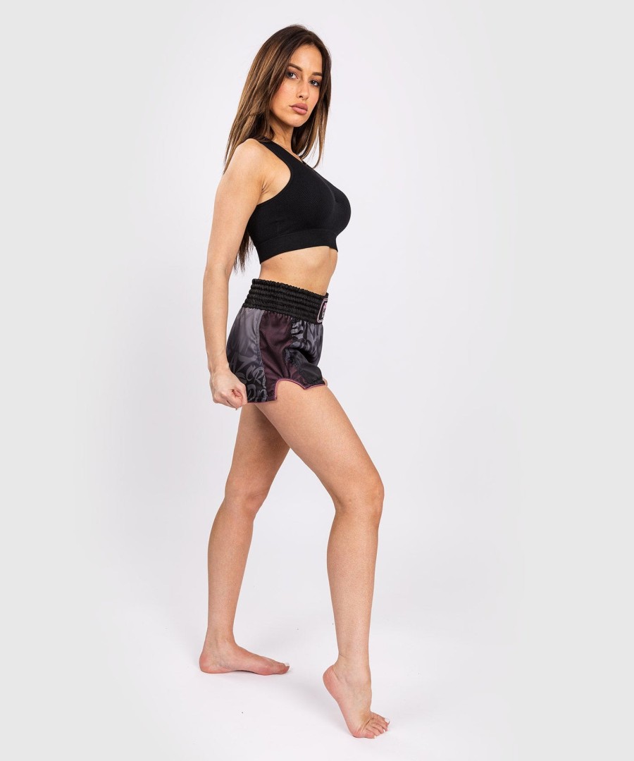 venum x kaz muay thai shorts – svart