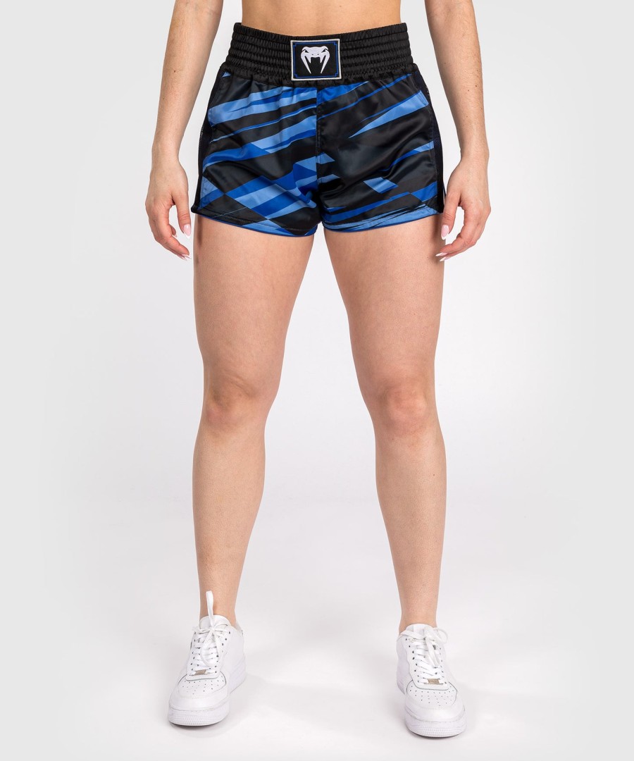 venum abyss muay thai shorts til kvinner - skyggeblå